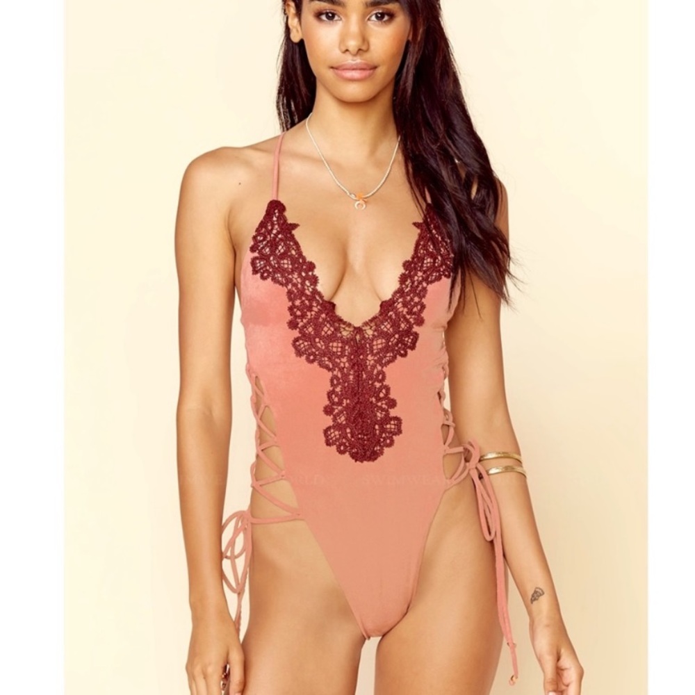 NWT Blue Life Soleil One-Piece Swimsuit Small
